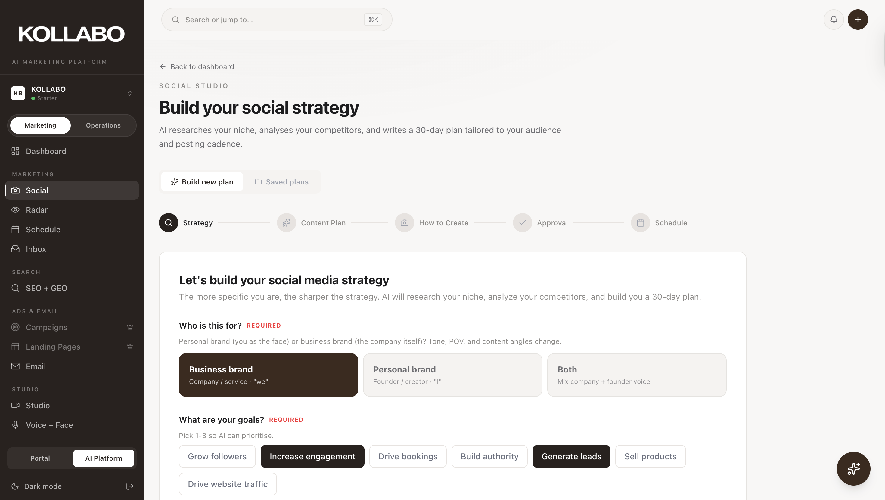 Analytics advisor